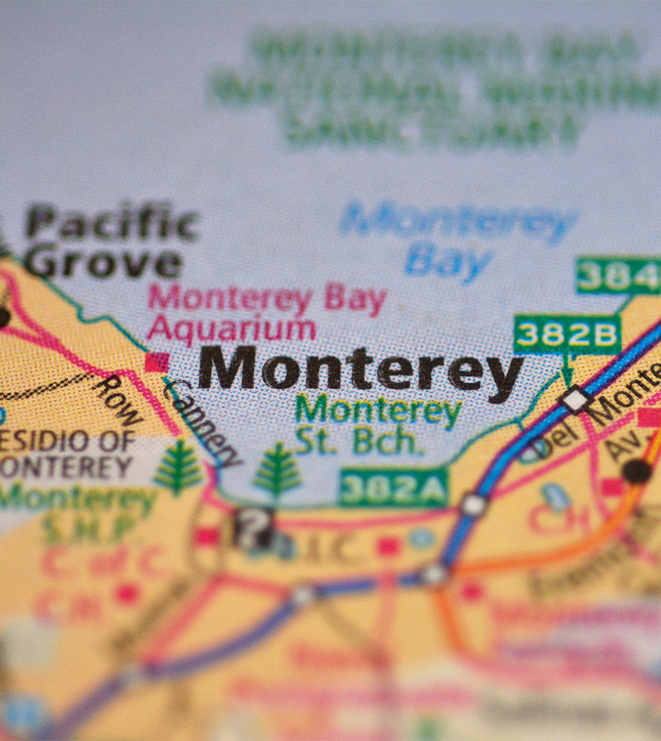 Map & Directions to the Lone Oak Lodge in Monterey